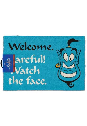 Aladdin - Watch The Face Blue - Doormat