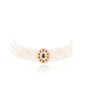 Aman Polki Bead Choker