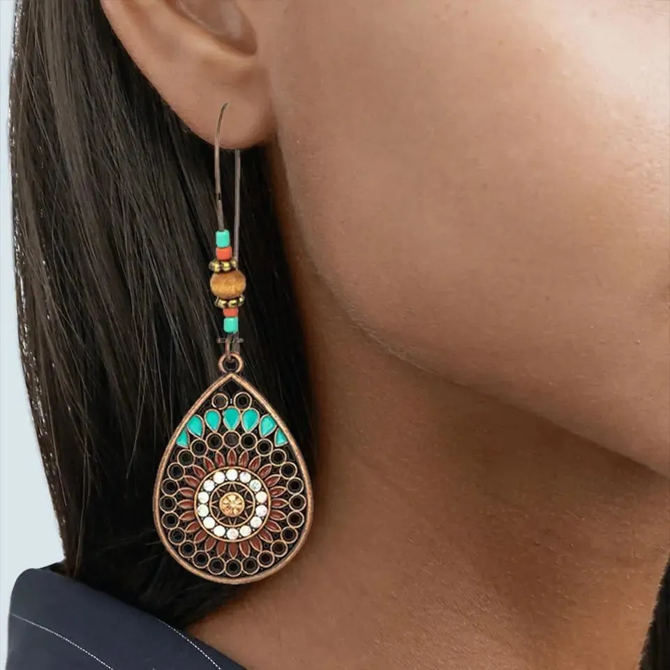 Boho Vintage Drop Earrings