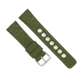 Citizen 22mm Green Nylon Watch Strap