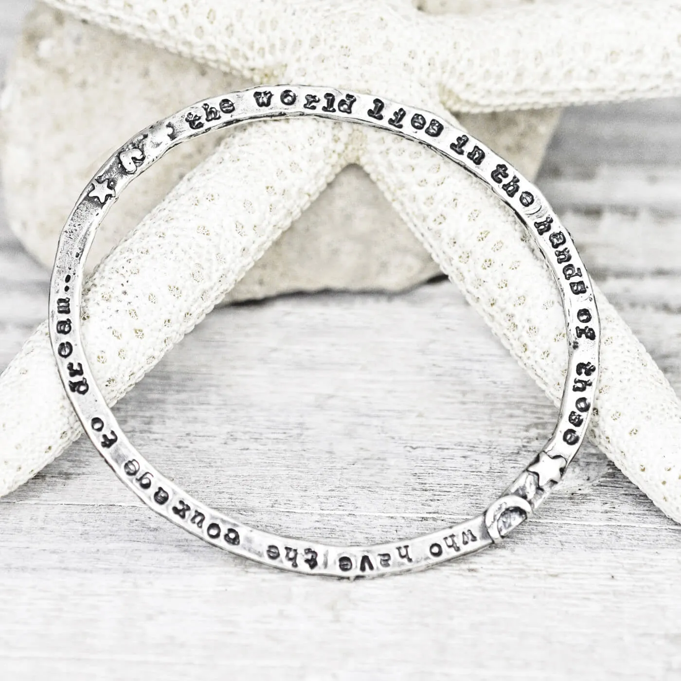 Courage To Dream Bangle Bracelet