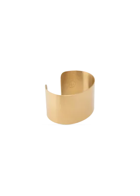 Ellen Beekmans Wide gold plated bangle