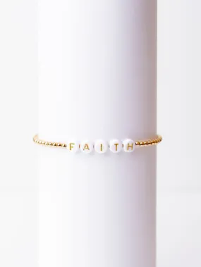 FAITH Beaded Bracelet