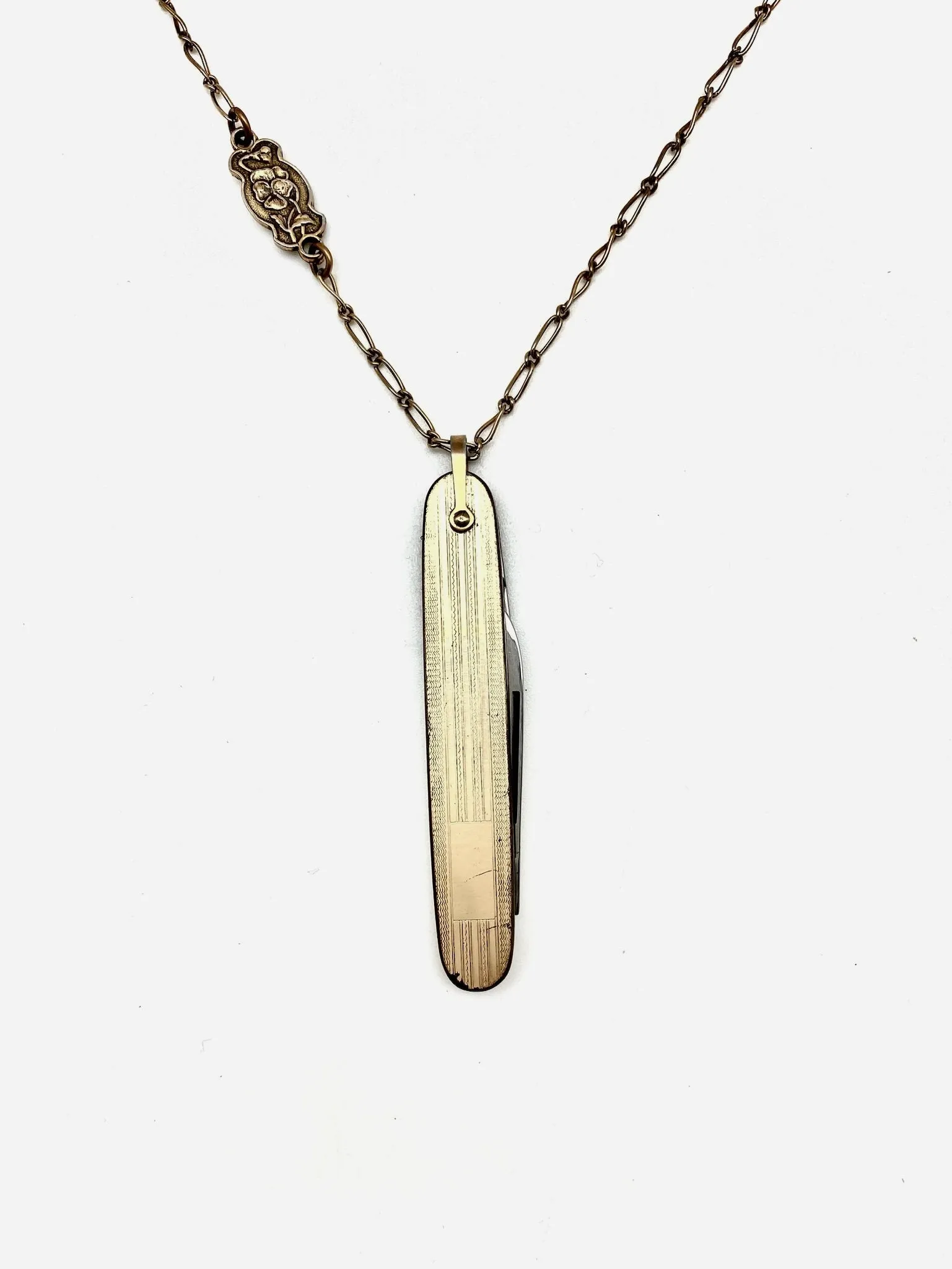 Gertrude Knife Necklace