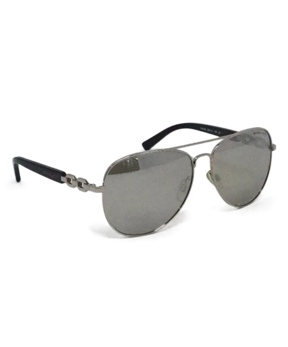 Michael Kors Silver & Black Sunglasses