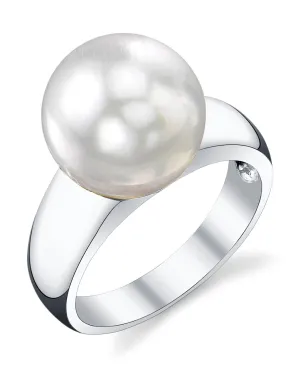 South Sea Pearl Hera Solitaire Ring